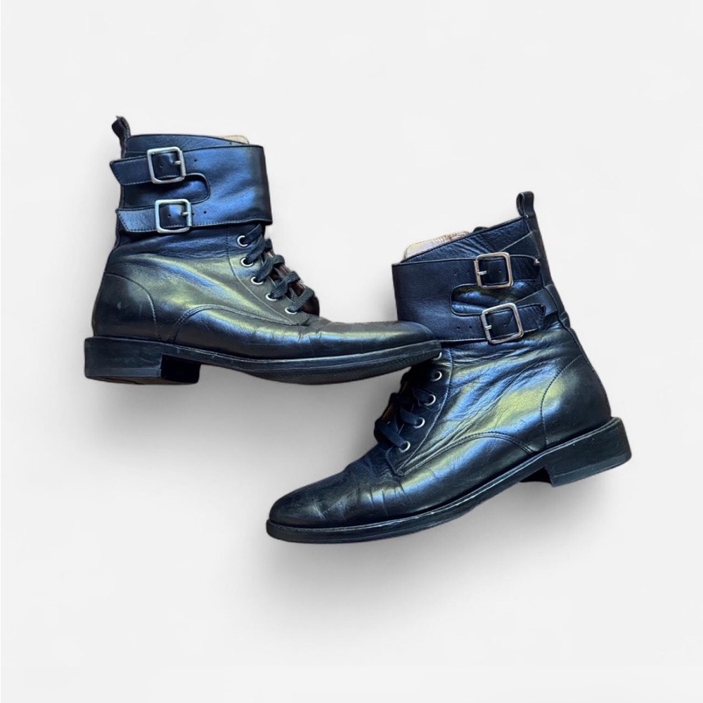 Ba&sh Black Leather Boots
